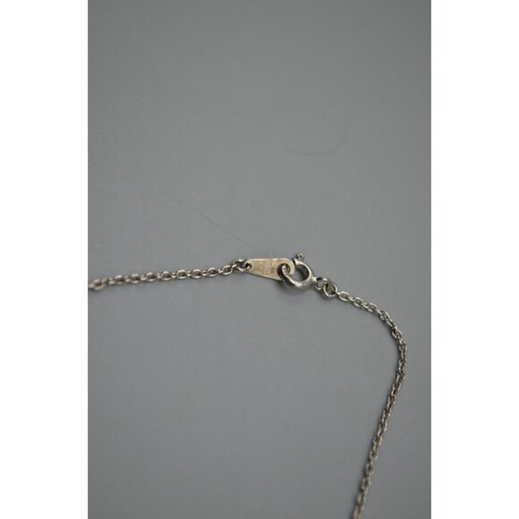 Key Pendant Lapis Lazuli Accents SV 925 NH Stamp Sterling Silver Chain Vermeil - Picture 11 of 12